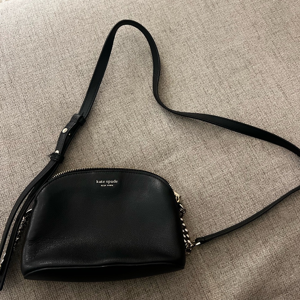 Black Kate Spade Spencer Small Dome Crossbody